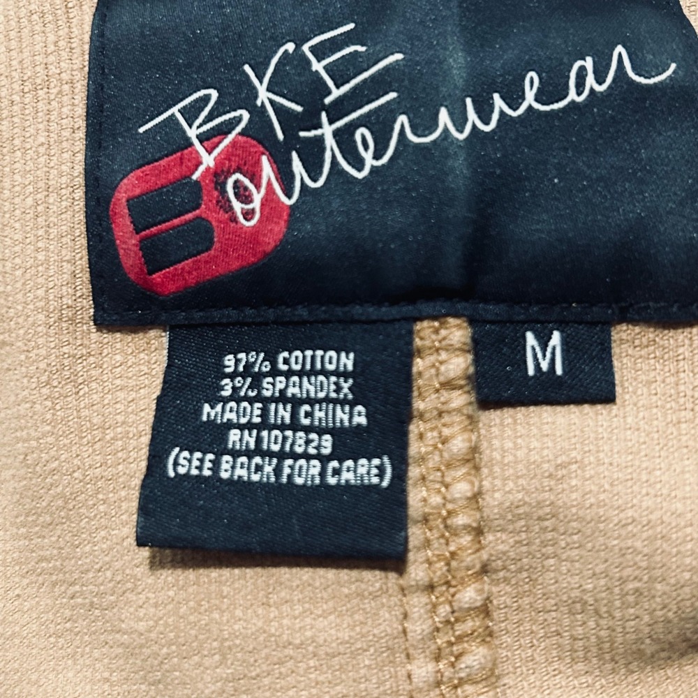 BKE Outerwear Brown Corduroy Ruffle Trim Blazer Jacket Womens Medium RN 107829 - Picture 7 of 8